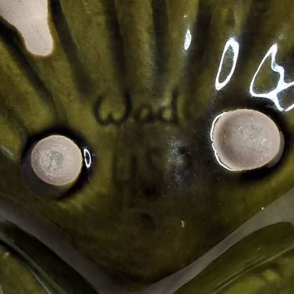 Handmade Green Decorative Shells Wade of California USA 699 - Picture 12 of 12